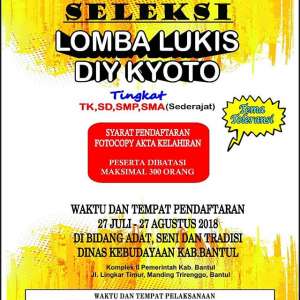 Lomba Lukis DIY KYOTO