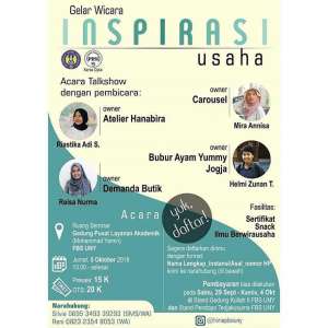Gelar Wicara Inspirasi Usaha