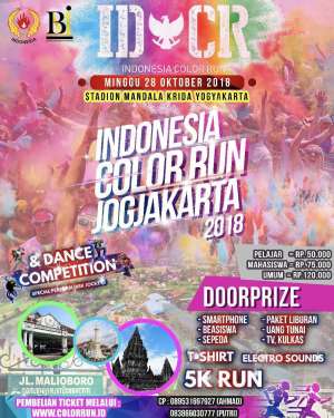 Indonesia Color Run Jogjakarta 2018