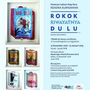 Pameran Tunggal Lukisan Atap Kaca RENDRA KURNIAWAN 