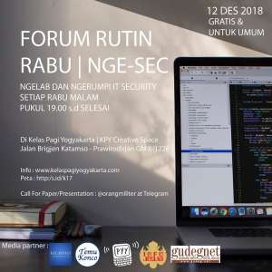 KPY : Forum Rabu Rutin | Nge-Sec
