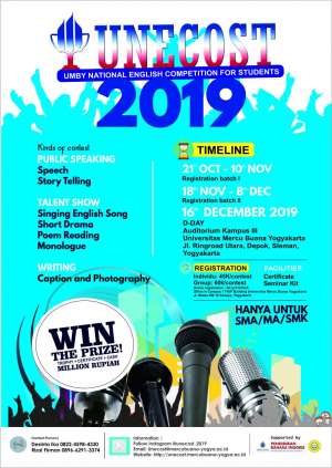 UNECOST (UMBY National English Competition for Student)