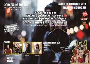 Lomba Foto: Food Photography dan Fashion Photography Omah Dhuwur