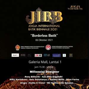  Jogja International Batik Biennale 2021 'Borderless Batik'