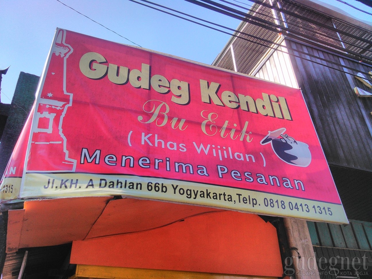 Gudeg Kendil Bu Etik Khas Wijilan