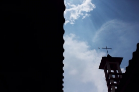 Menara gereja Baciro