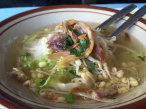 Soto Wonosari yang segar dan nikmat