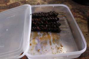 Sate keong favorit pengunjung 