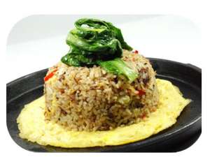 Beef ribs fried rice