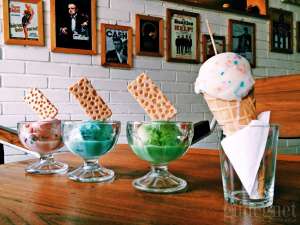 Menu pilihan di ice cream Tip Top 