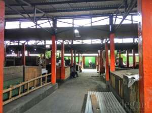 Salah satu lorong masuk di Pasar Terban
