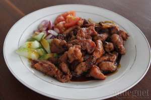 salah satu menu di Kong Kong Resto Jogja