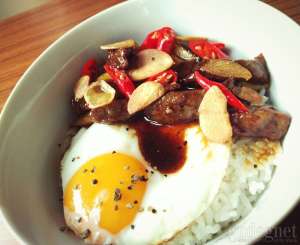 Wagyu Rice Ball With Blackpepper di Steak Addict