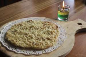 Roti Naan tabur keju ala Kedai Utara