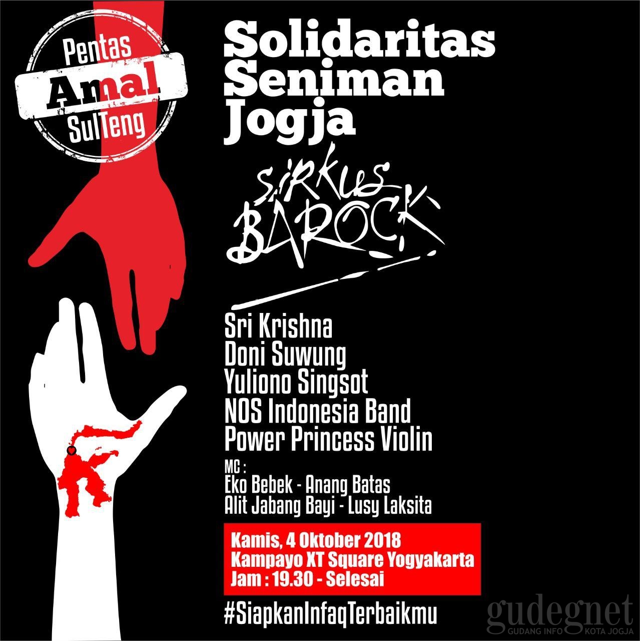 Seniman Gelar Aksi Solidaritas Untuk Sulawesi Tengah