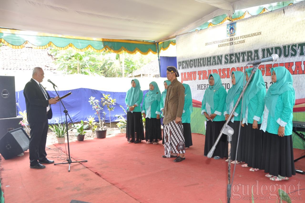 Dusun Gesikan Resmi Jadi Sentra Industri Jamu Tradisional Sleman