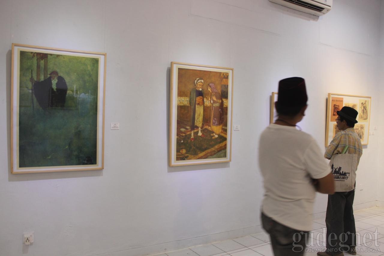 BBY Pamerkan Gambar Ilustrasi Cerita Ali Baba