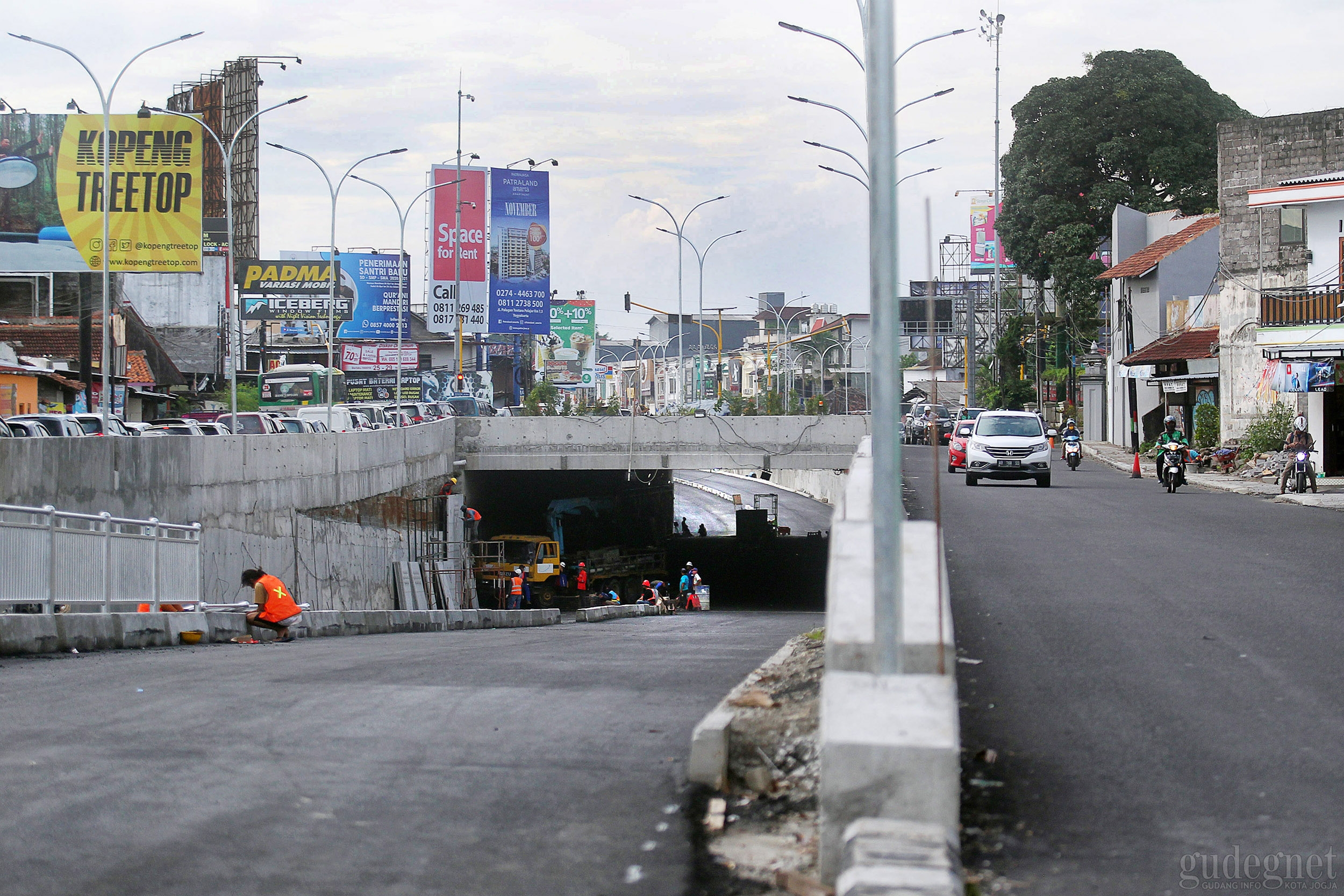 Underpass Kentungan Beroperasi Awal Maret 2020