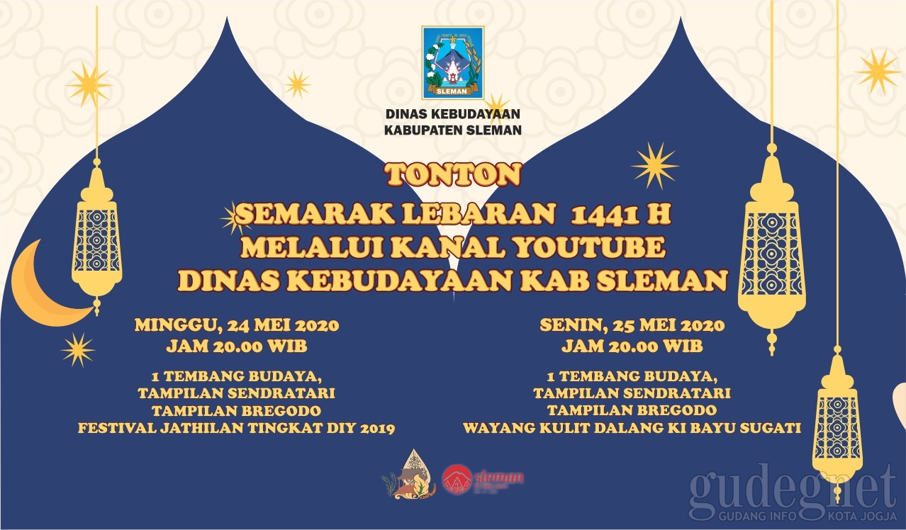 Rayakan Idulfitri 1441 H, Disbud Sleman Sajikan Gelar Kebudayan