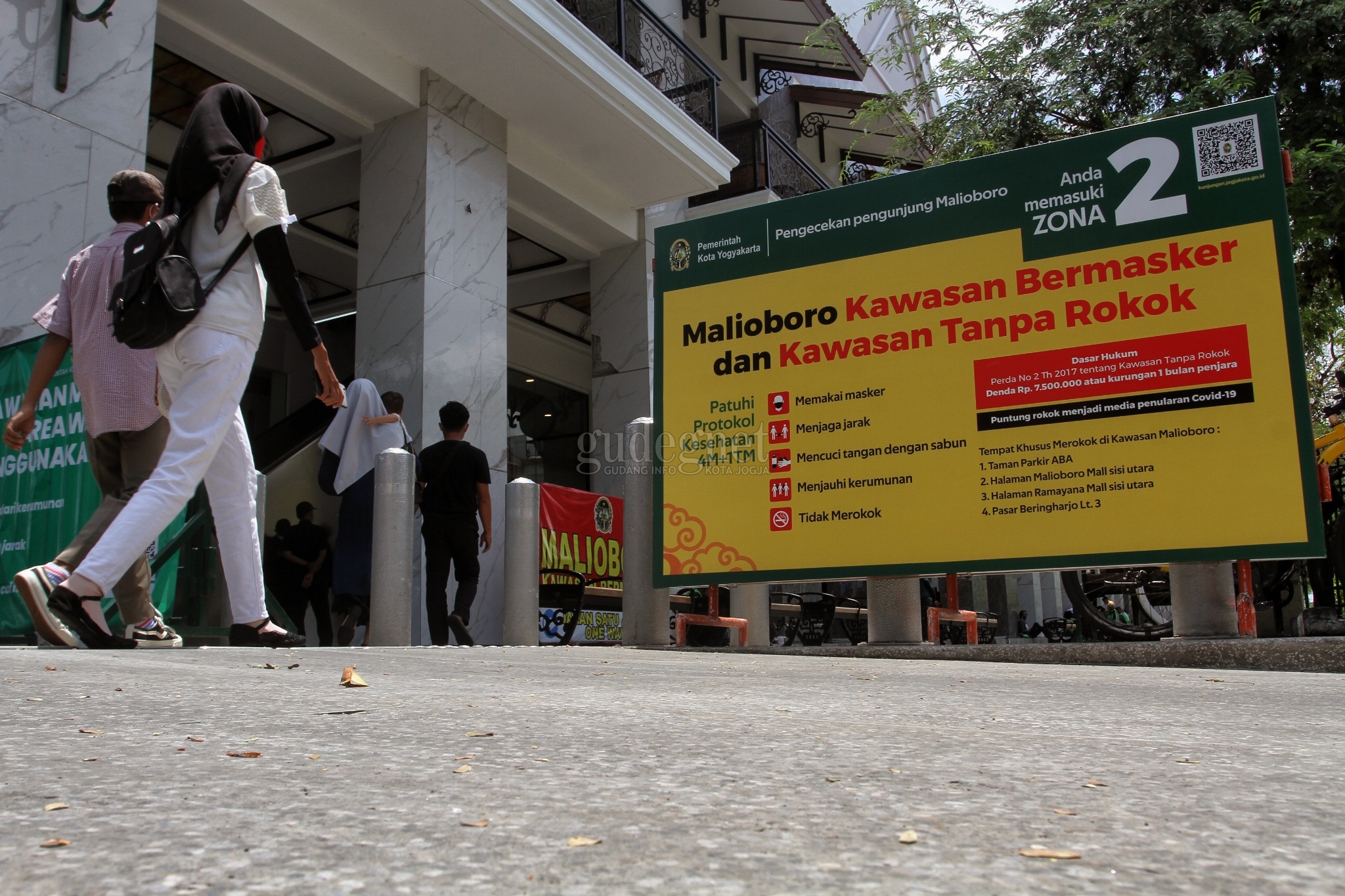 Jadi KTR, Masih Ada yang Sembarangan Merokok di Malioboro