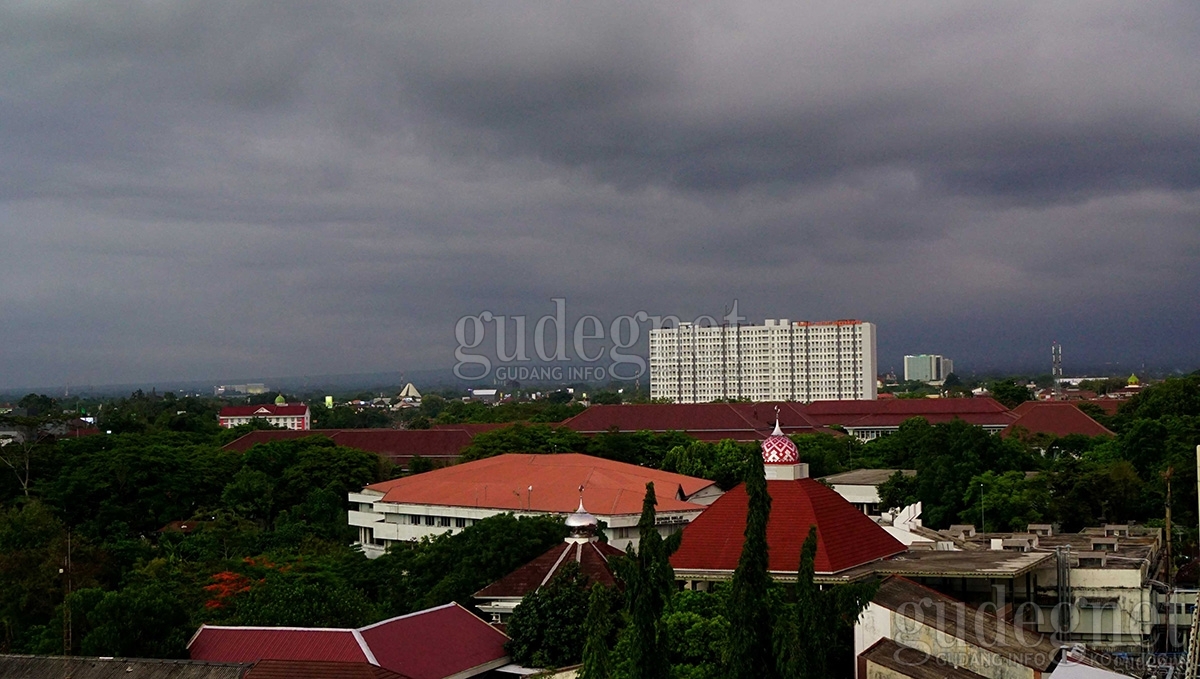 Prakiraan Cuaca DIY Hari ini, Waspadai Potensi Hujan Lebat Disertai Petir dan Angin Kencang