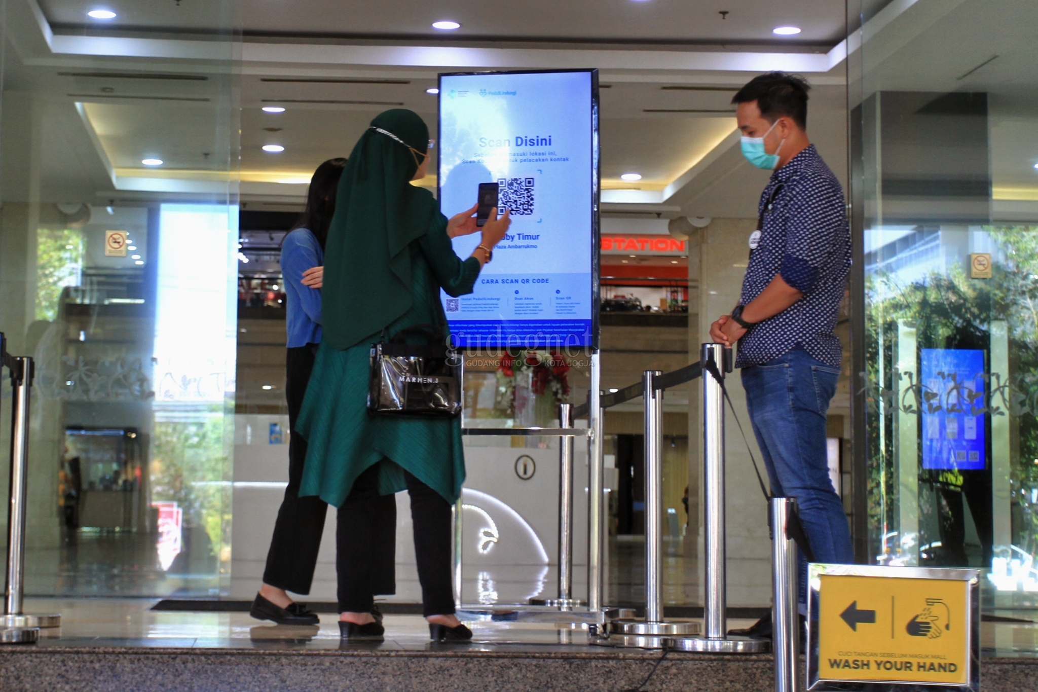 Amplaz Buka, Pengunjung Wajib Miliki Aplikasi Peduli Lindungi