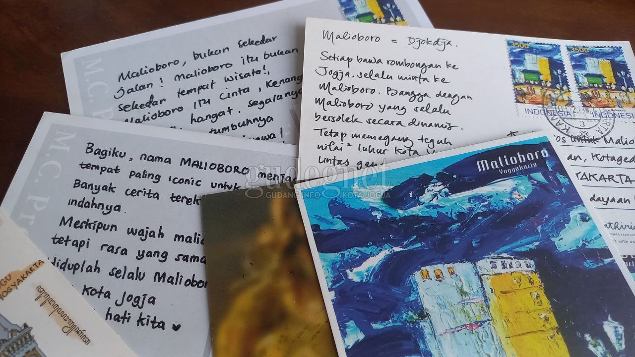Kagumi Perubahan Malioboro, Puluhan Warga Kirim Surat dan Kartu Pos ke Disbud Kota Jogja