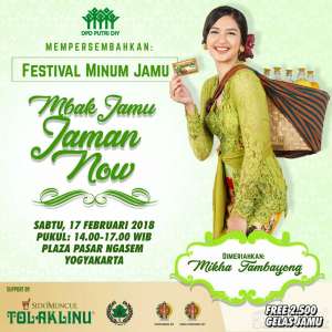 Mikha Tambayong Bakal Meriahkan Festival Minum Jamu
