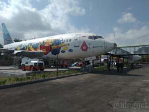 Jogja Airport Resto, Sensasi Makan di Dalam Pesawat
