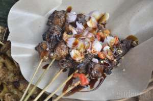 Sate Gajih Sapi, Kenyal dan Lezat  