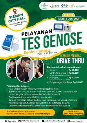 SCH Hadirkan Layanan Tes GeNose Drive-Thru