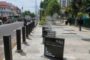 Pedestrian Sudirman Segmen Galeria-Gramedia Sudah Berfungsi