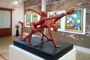 Mahasiswa Tata Kelola Seni ISI Yogyakarta Berlatih Menggelar Pameran Seni